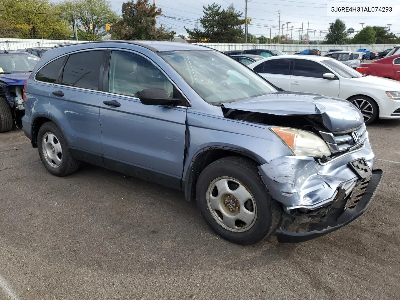 2010 Honda Cr-V Lx VIN: 5J6RE4H31AL074293 Lot: 72654304