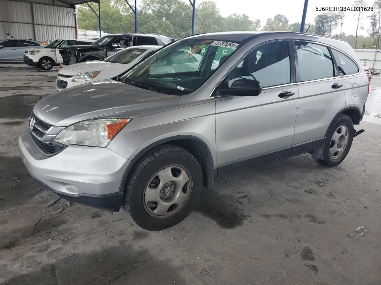 2010 Honda Cr-V Lx VIN: 5J6RE3H38AL031628 Lot: 72737054