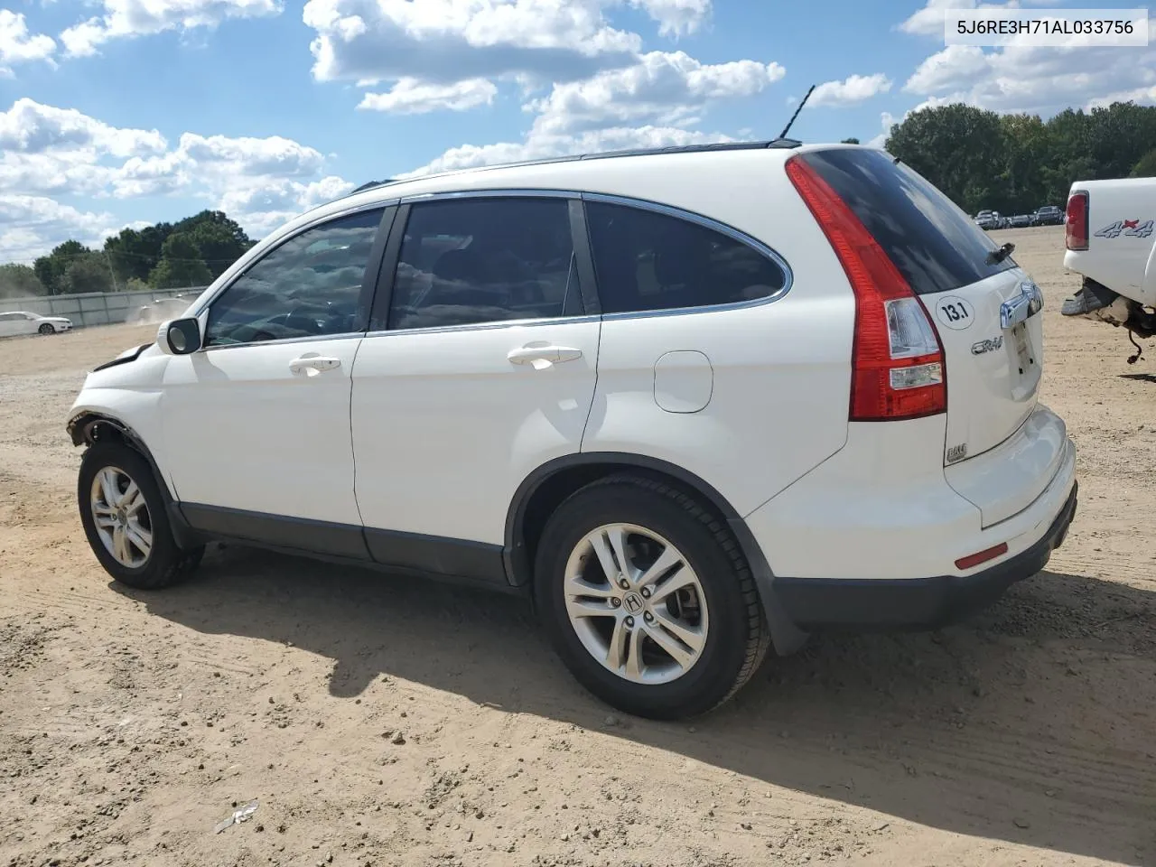 5J6RE3H71AL033756 2010 Honda Cr-V Exl