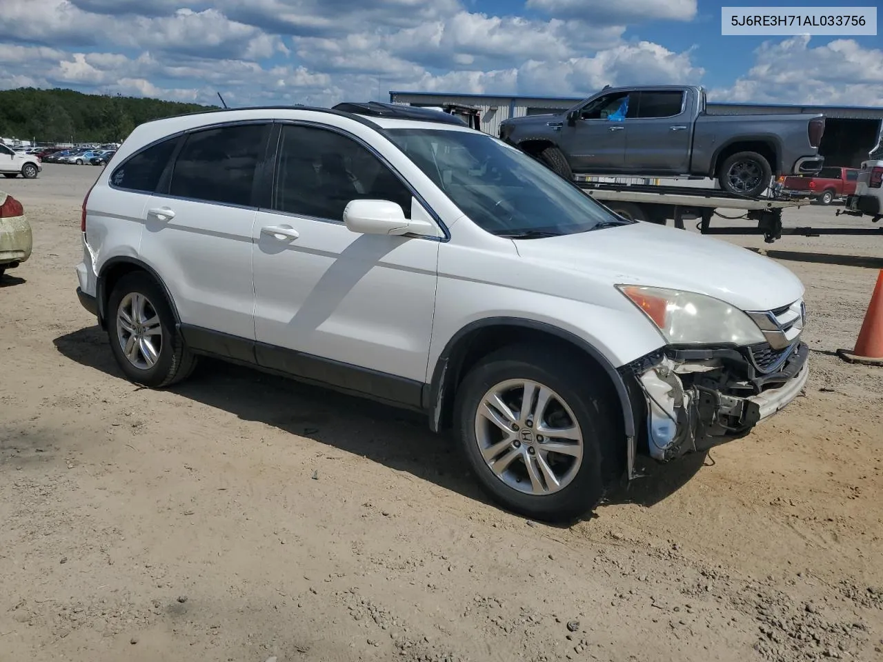 2010 Honda Cr-V Exl VIN: 5J6RE3H71AL033756 Lot: 72945924