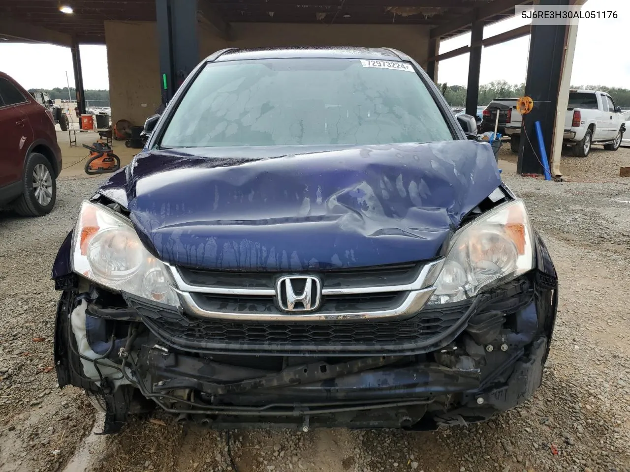 2010 Honda Cr-V Lx VIN: 5J6RE3H30AL051176 Lot: 72973224