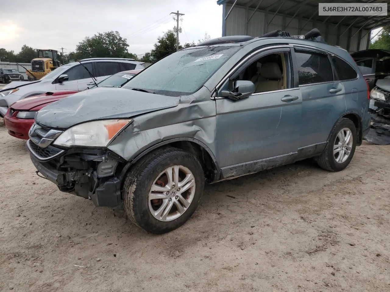 2010 Honda Cr-V Exl VIN: 5J6RE3H72AL007683 Lot: 73038874