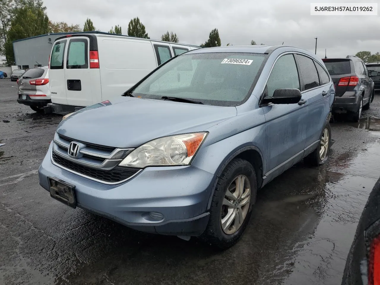 2010 Honda Cr-V Ex VIN: 5J6RE3H57AL019262 Lot: 73096524