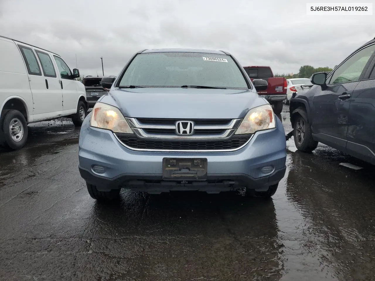 2010 Honda Cr-V Ex VIN: 5J6RE3H57AL019262 Lot: 73096524