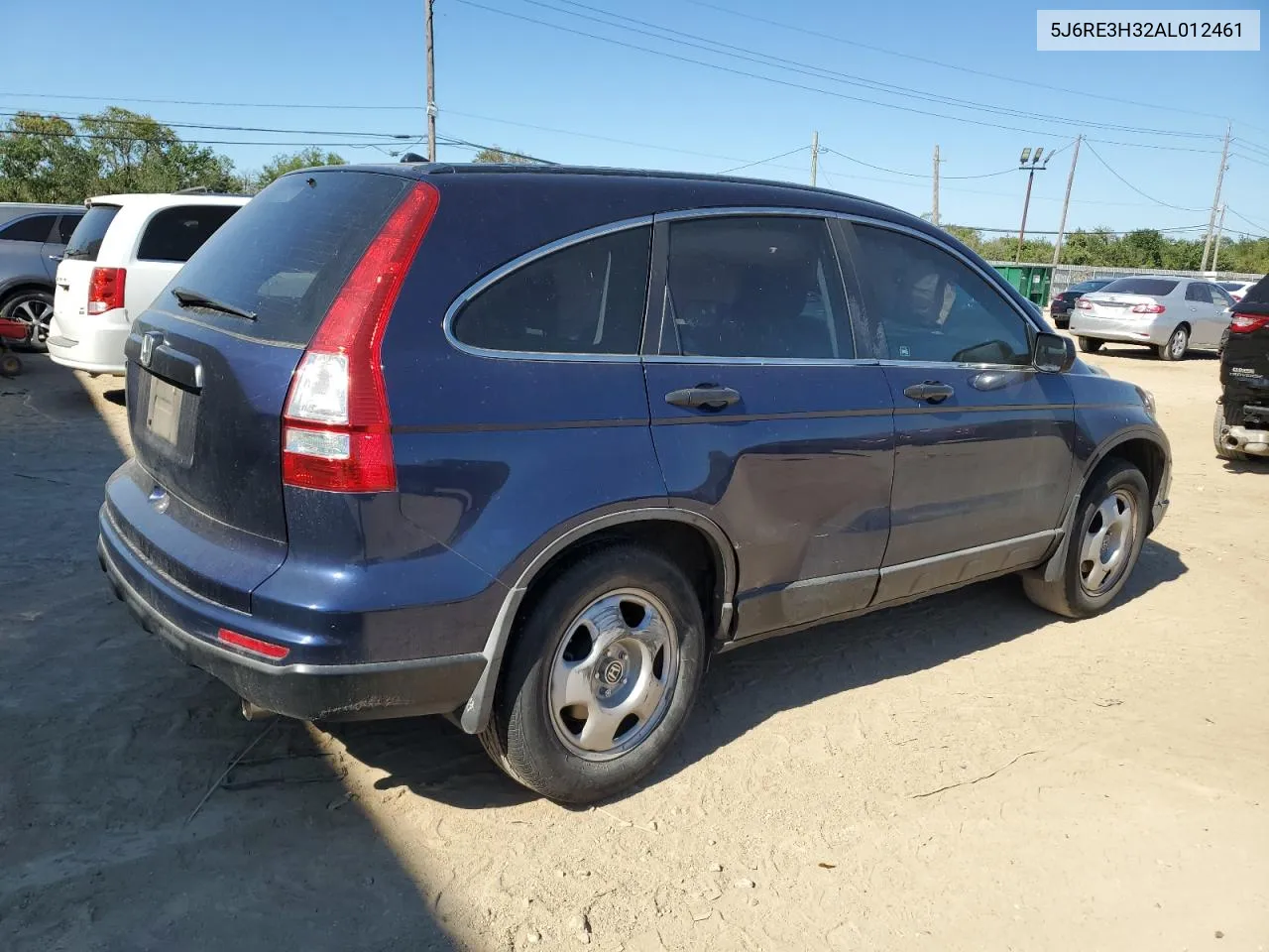 2010 Honda Cr-V Lx VIN: 5J6RE3H32AL012461 Lot: 73245324