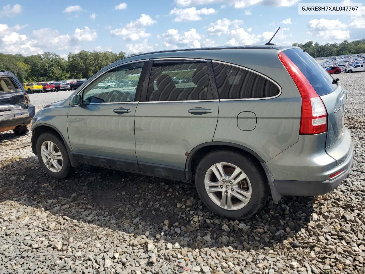 2010 Honda Cr-V Exl VIN: 5J6RE3H7XAL047767 Lot: 73325154