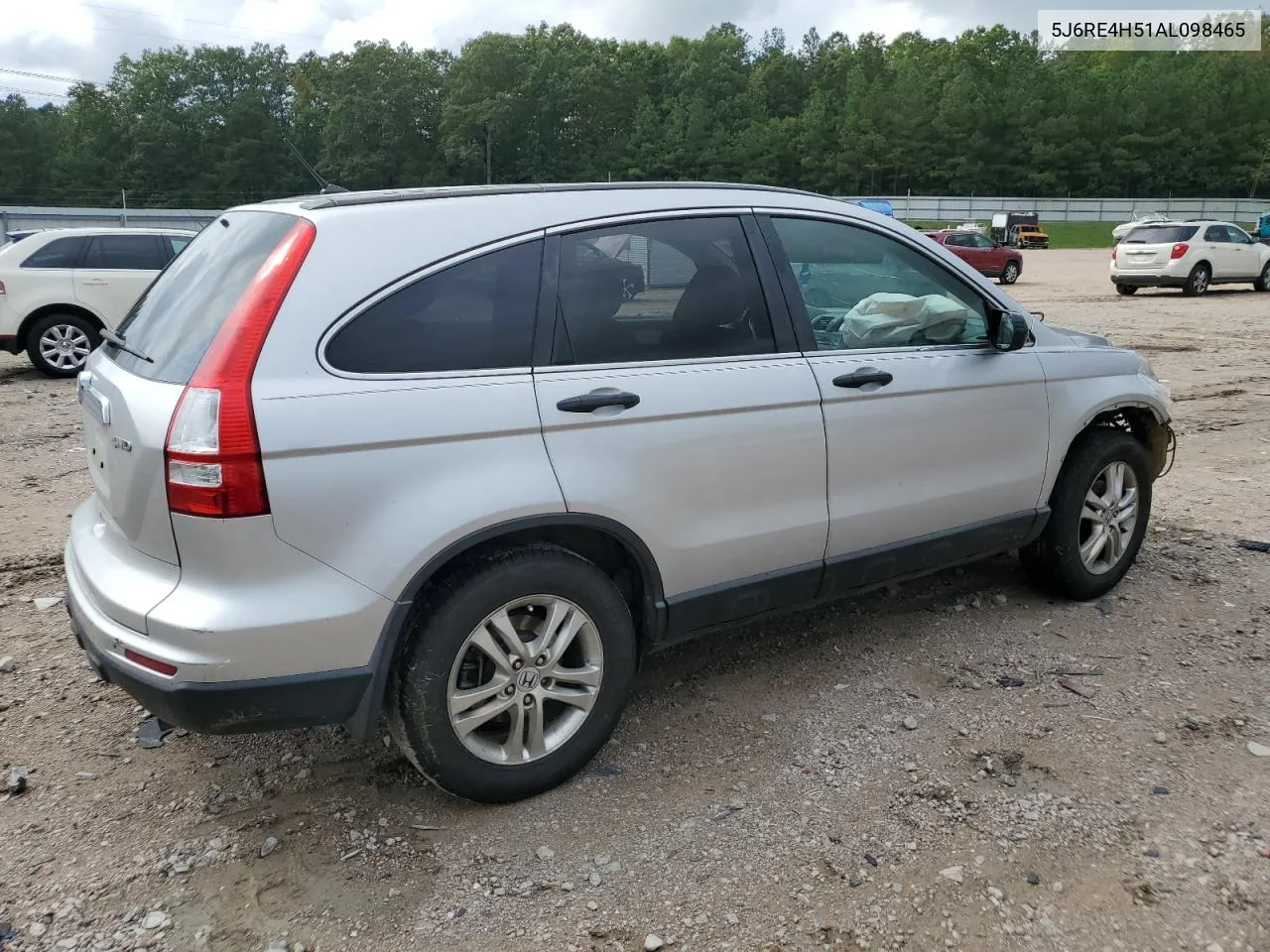 2010 Honda Cr-V Ex VIN: 5J6RE4H51AL098465 Lot: 73362854