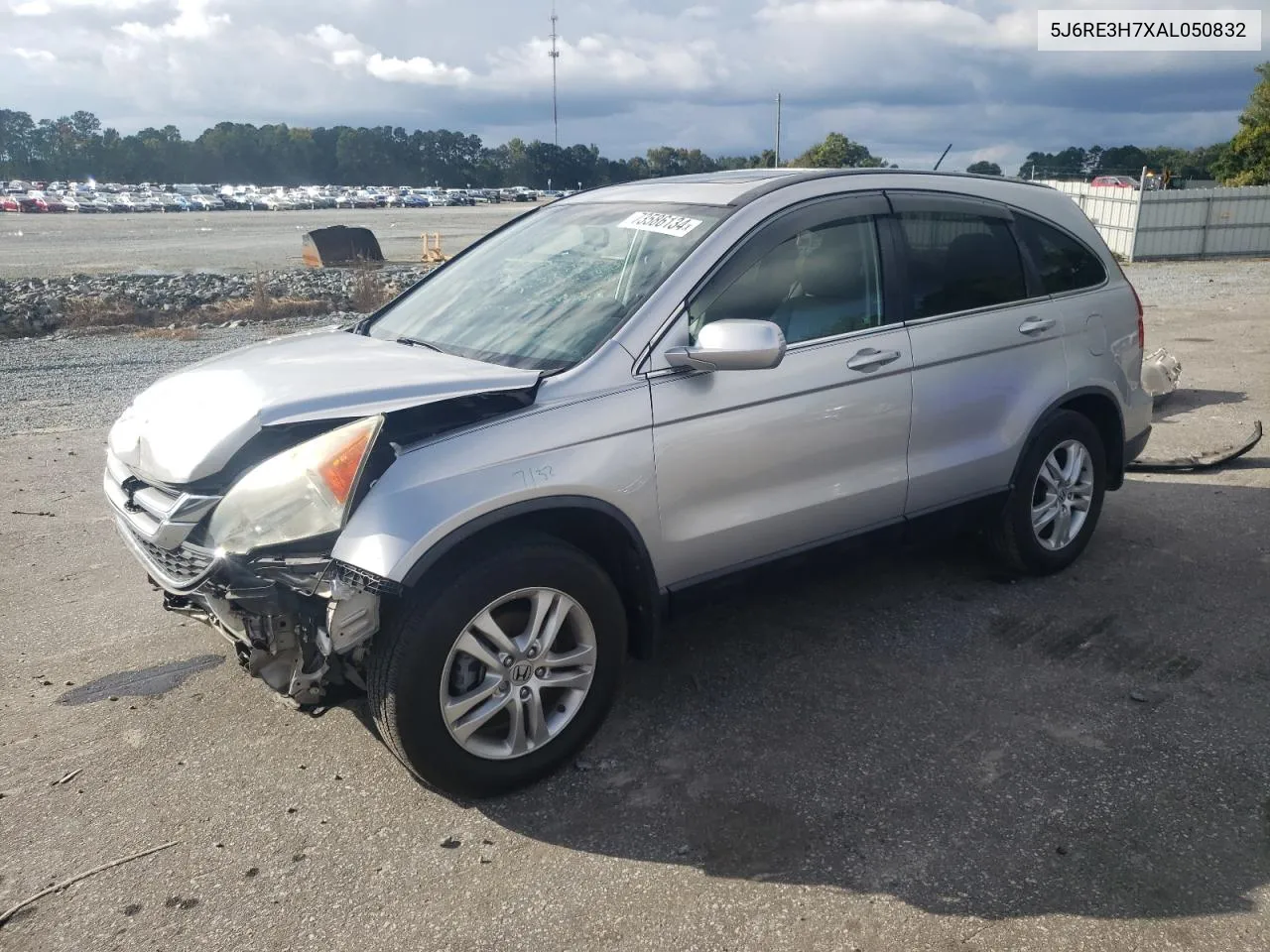 2010 Honda Cr-V Exl VIN: 5J6RE3H7XAL050832 Lot: 73586134