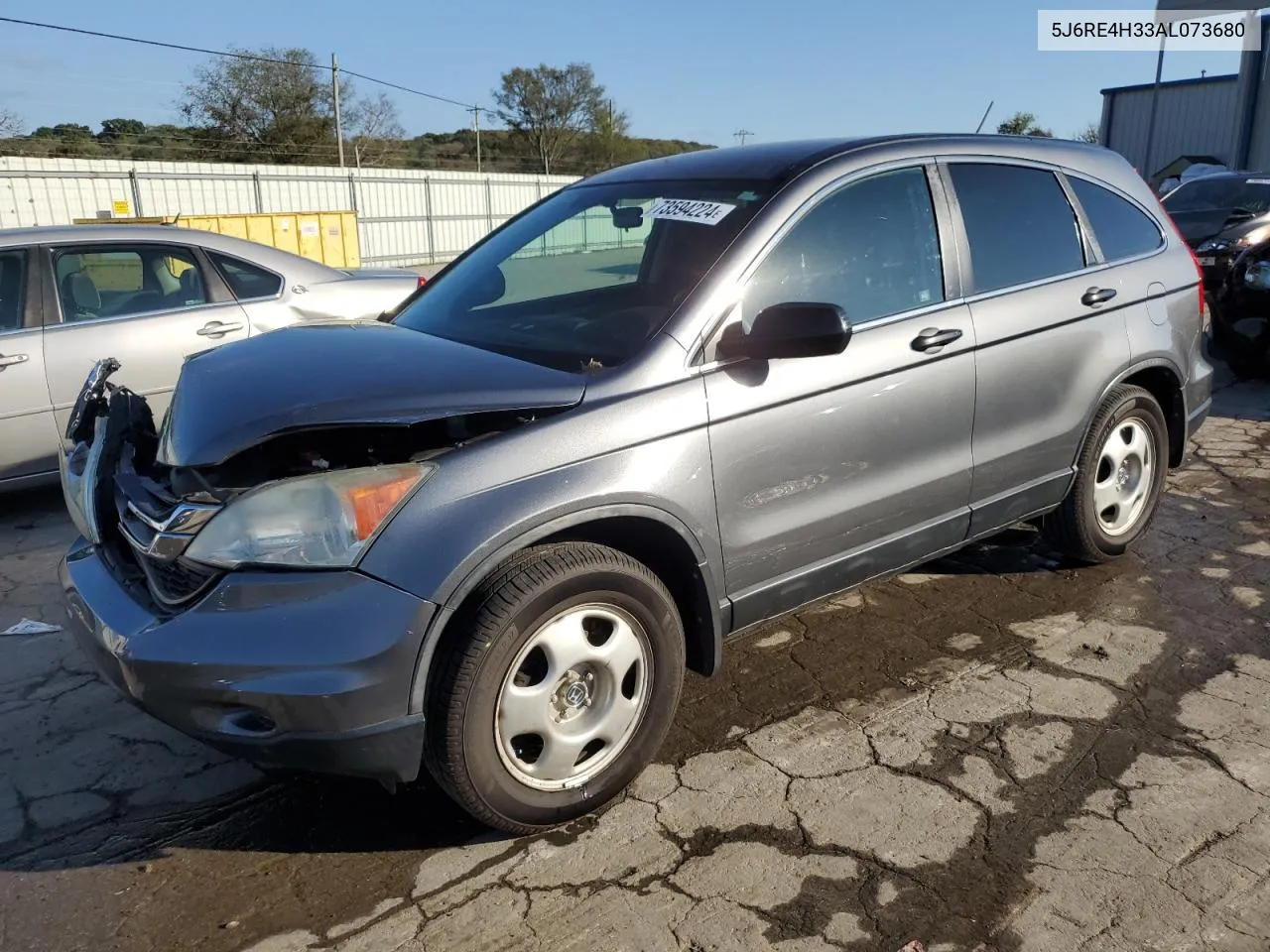 2010 Honda Cr-V Lx VIN: 5J6RE4H33AL073680 Lot: 73594224