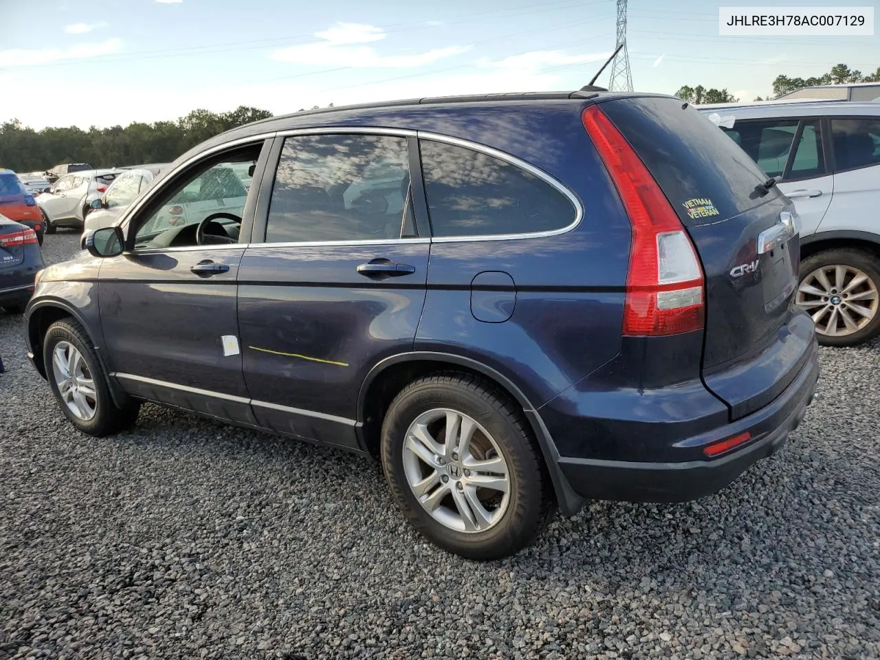 2010 Honda Cr-V Exl VIN: JHLRE3H78AC007129 Lot: 73849574