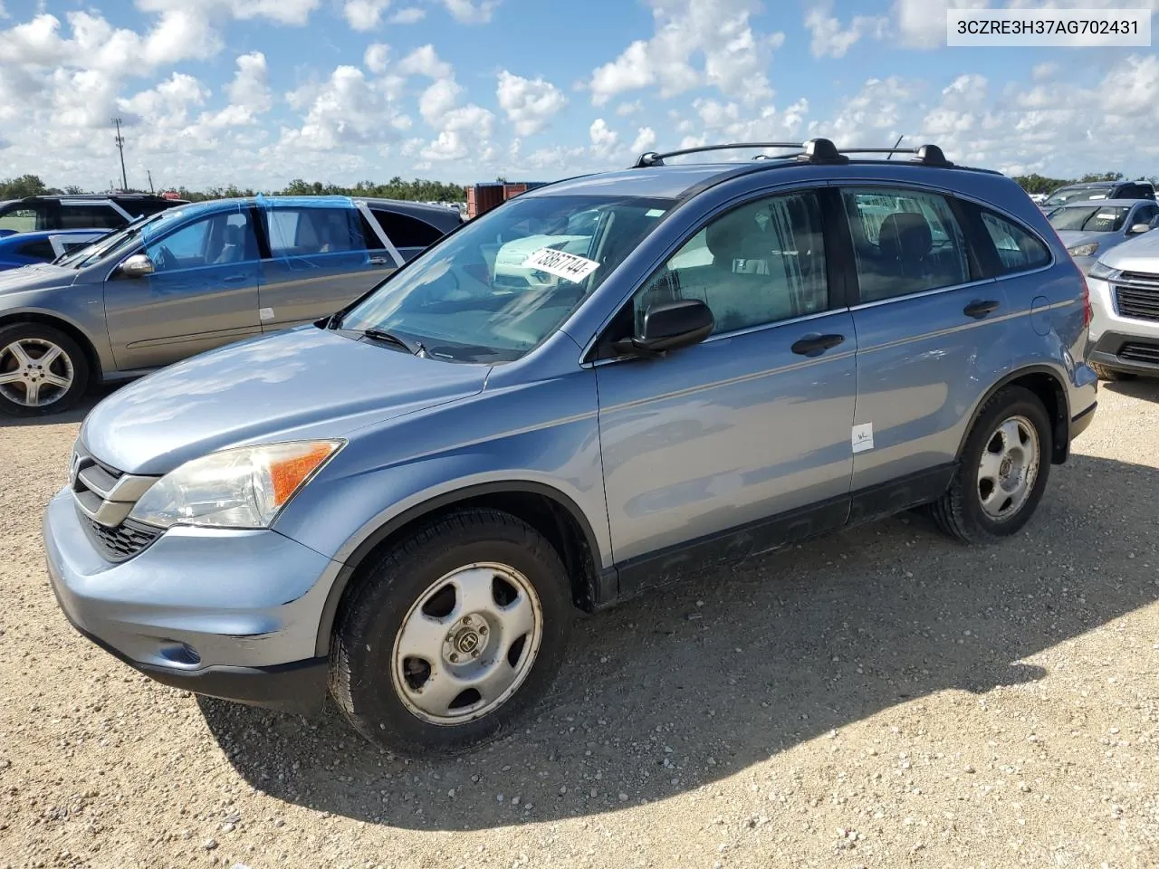 2010 Honda Cr-V Lx VIN: 3CZRE3H37AG702431 Lot: 73867744