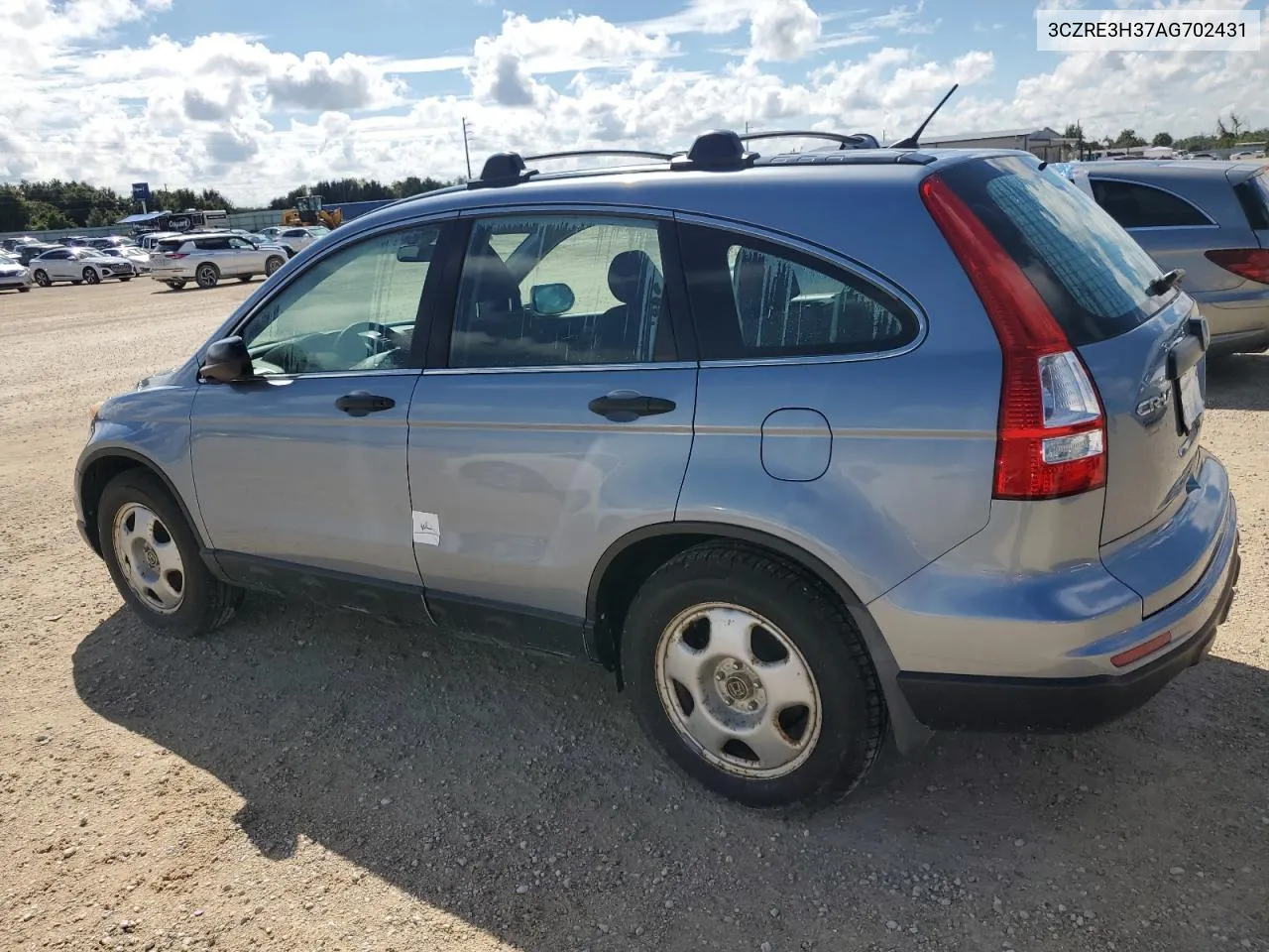 2010 Honda Cr-V Lx VIN: 3CZRE3H37AG702431 Lot: 73867744