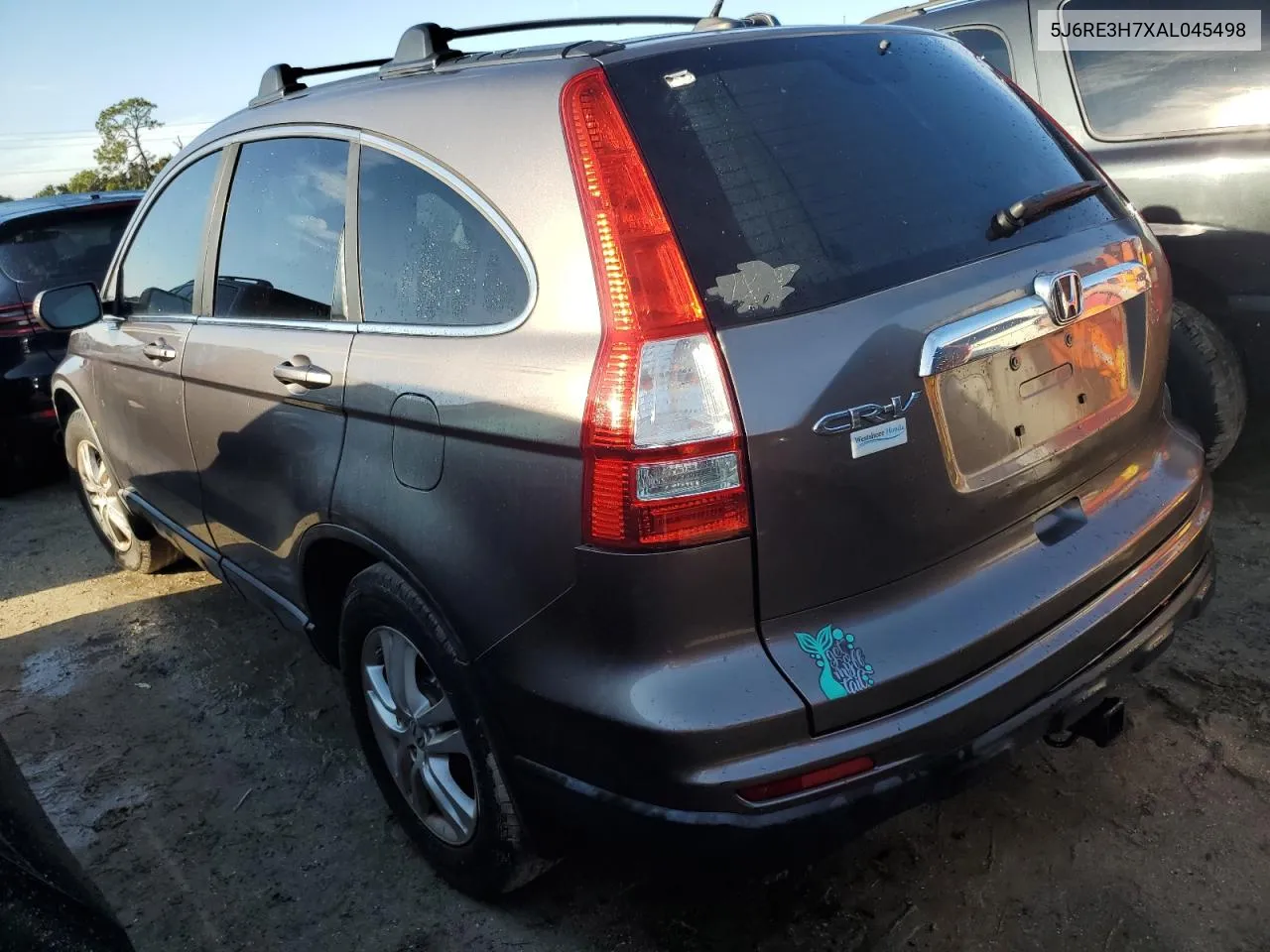 2010 Honda Cr-V Exl VIN: 5J6RE3H7XAL045498 Lot: 73877834