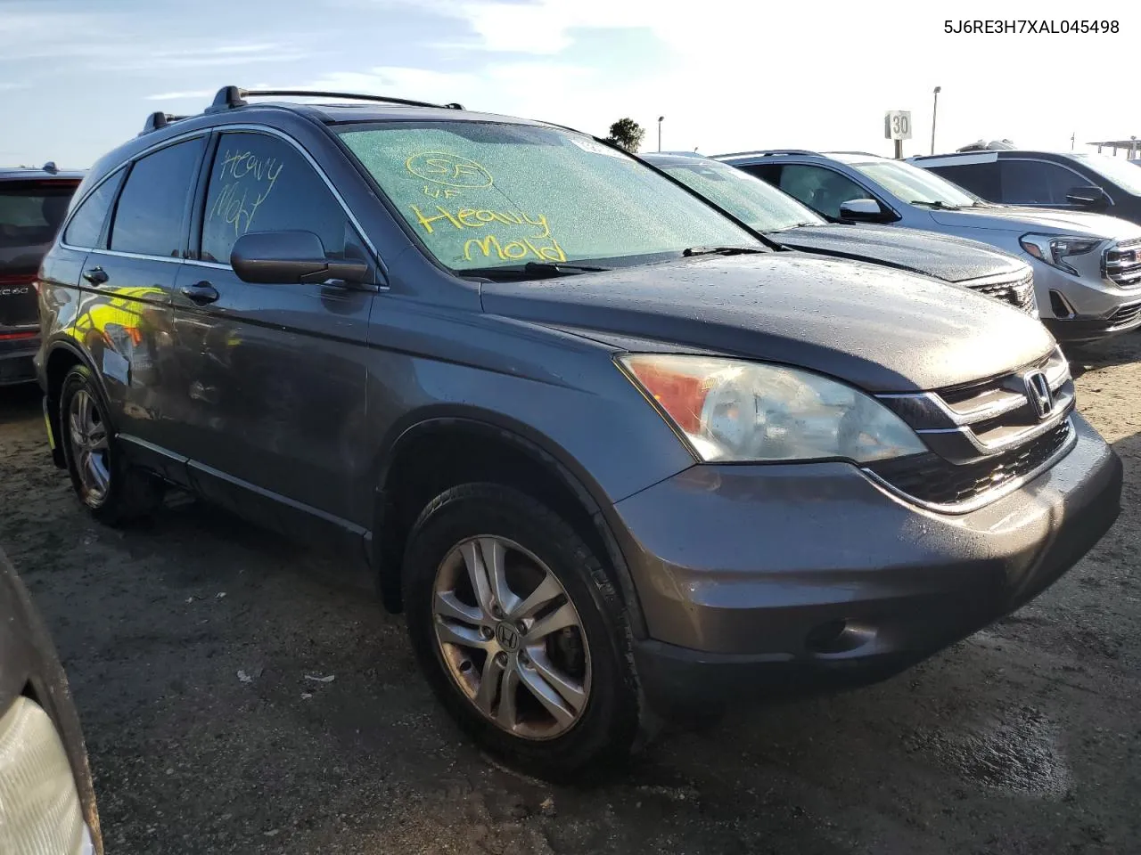 5J6RE3H7XAL045498 2010 Honda Cr-V Exl