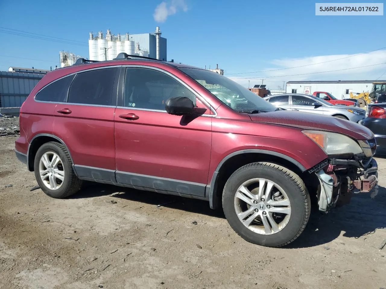 2010 Honda Cr-V Exl VIN: 5J6RE4H72AL017622 Lot: 73960434