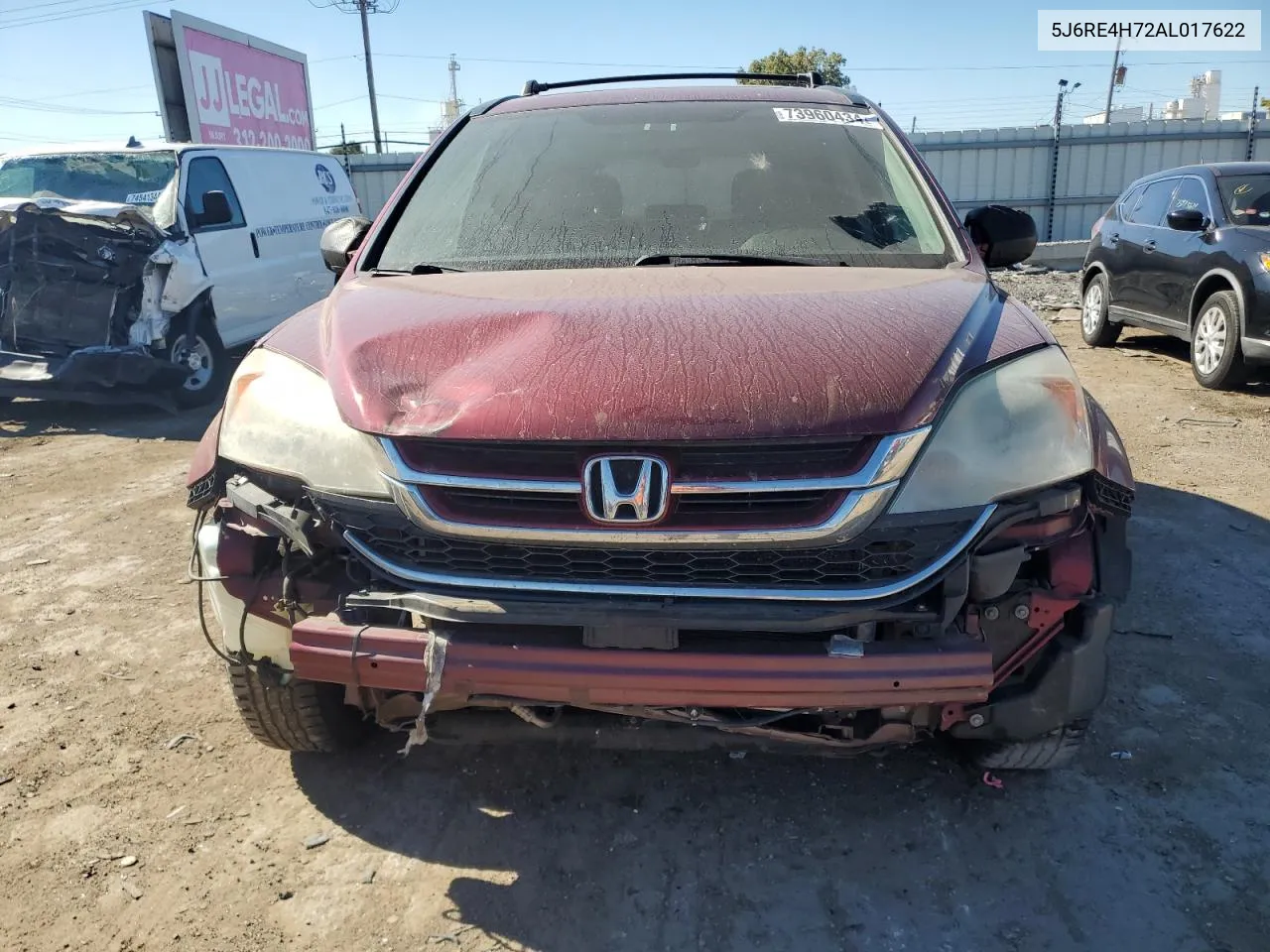 5J6RE4H72AL017622 2010 Honda Cr-V Exl