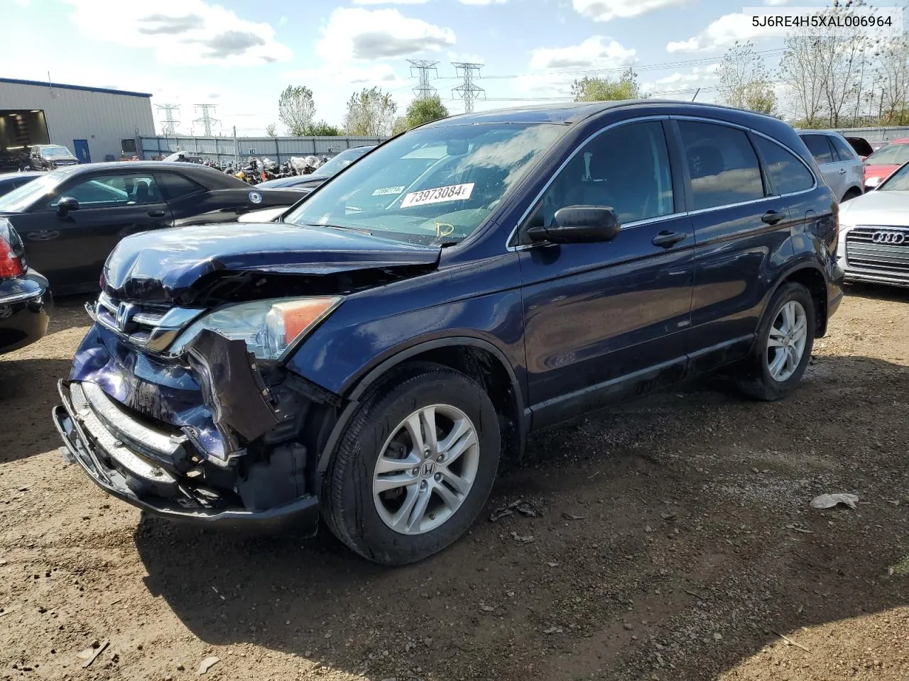 5J6RE4H5XAL006964 2010 Honda Cr-V Ex