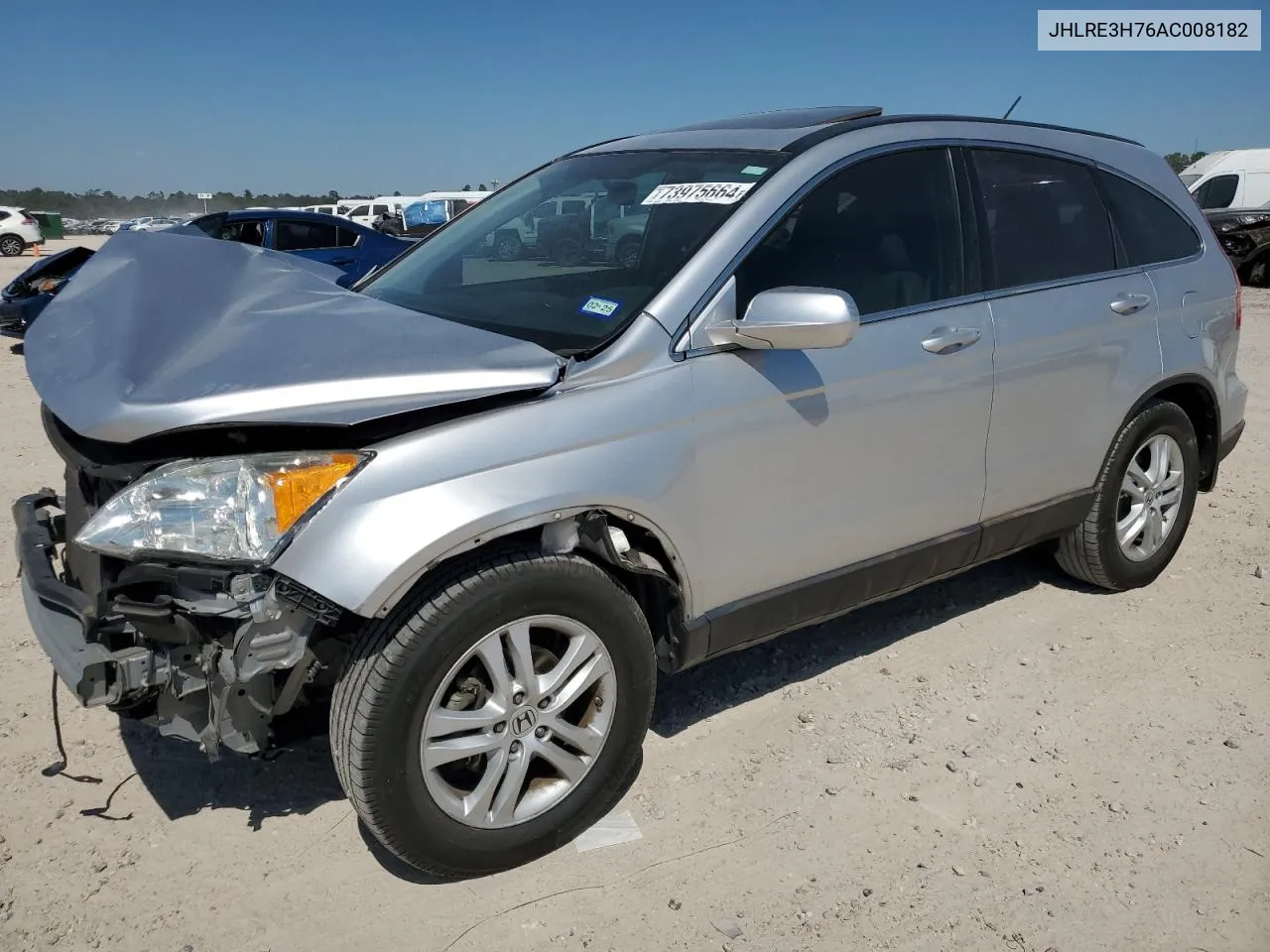 JHLRE3H76AC008182 2010 Honda Cr-V Exl