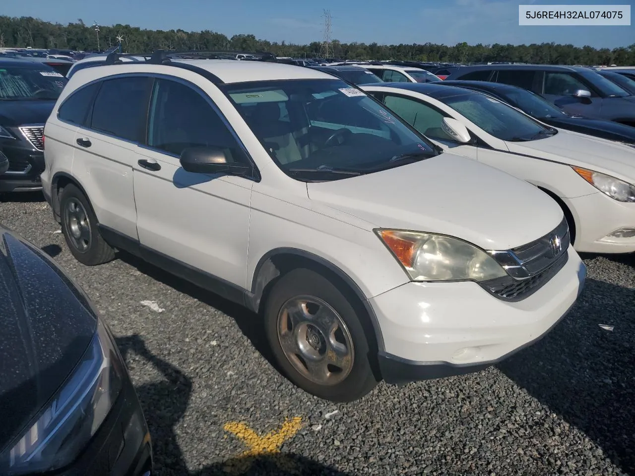 2010 Honda Cr-V Lx VIN: 5J6RE4H32AL074075 Lot: 74008414