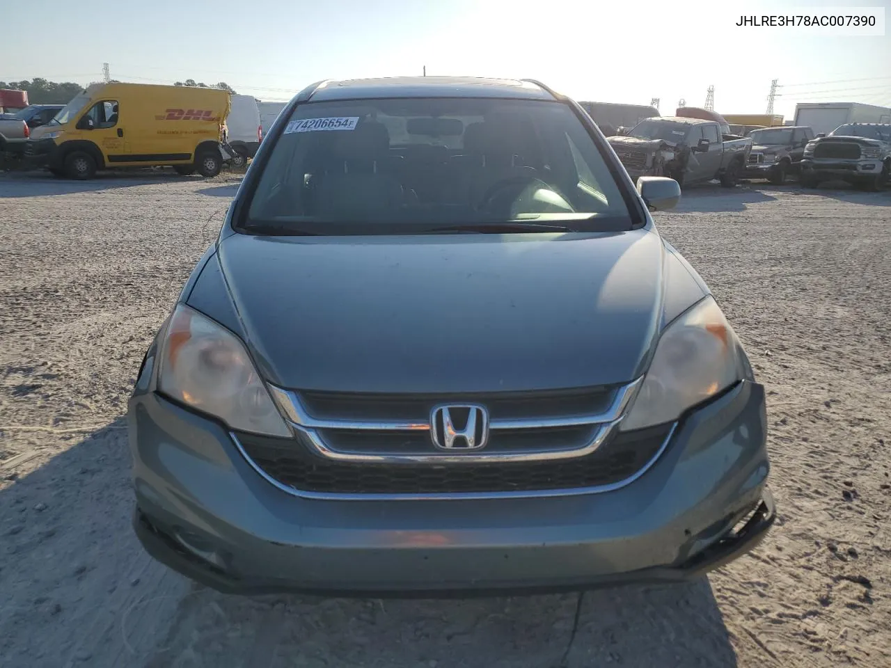 2010 Honda Cr-V Exl VIN: JHLRE3H78AC007390 Lot: 74206654