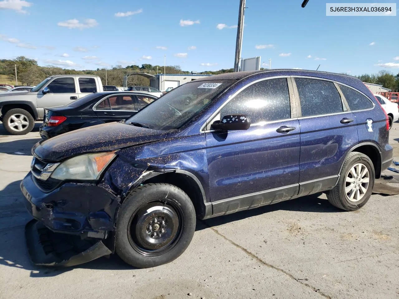 2010 Honda Cr-V Lx VIN: 5J6RE3H3XAL036894 Lot: 74230334