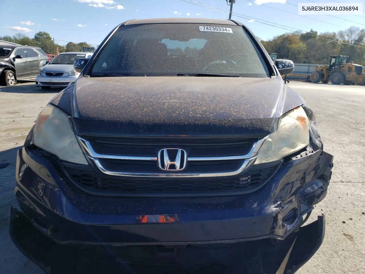 2010 Honda Cr-V Lx VIN: 5J6RE3H3XAL036894 Lot: 74230334