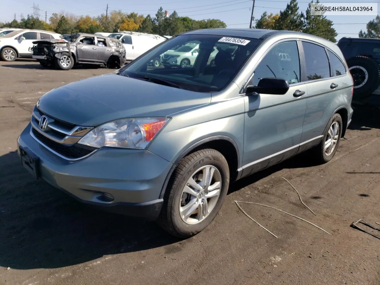 5J6RE4H58AL043964 2010 Honda Cr-V Ex