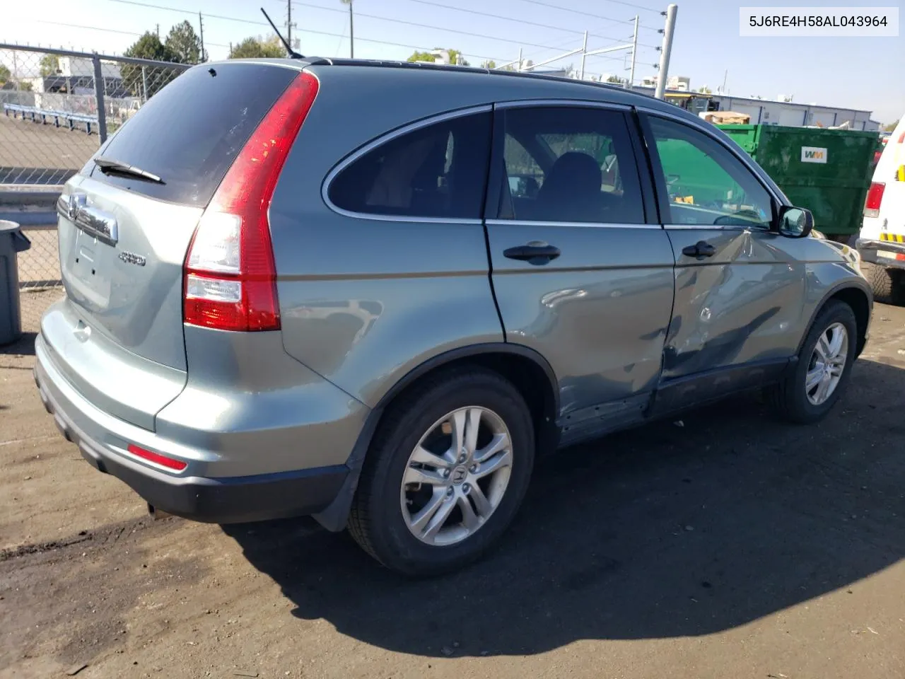 2010 Honda Cr-V Ex VIN: 5J6RE4H58AL043964 Lot: 74476354