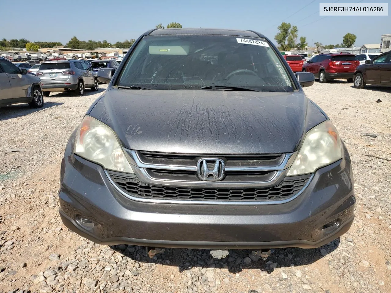 2010 Honda Cr-V Exl VIN: 5J6RE3H74AL016286 Lot: 74487824