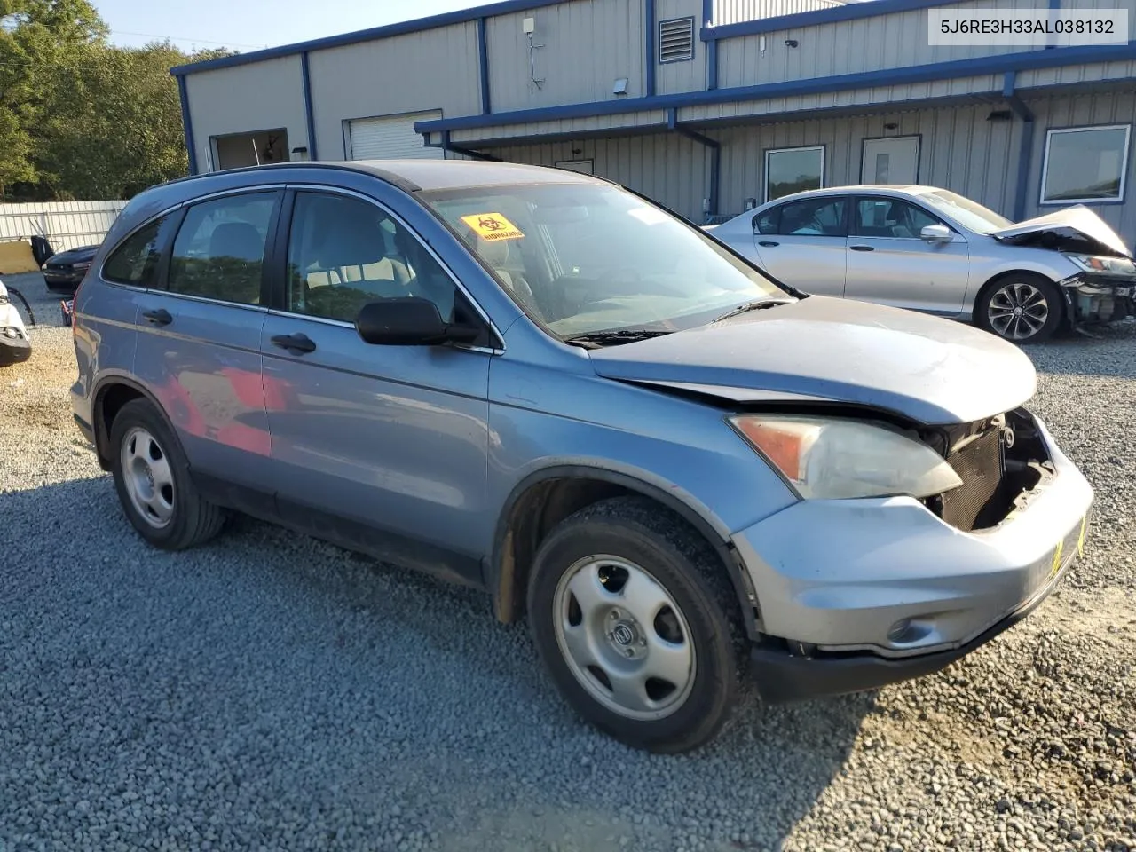 2010 Honda Cr-V Lx VIN: 5J6RE3H33AL038132 Lot: 74564114