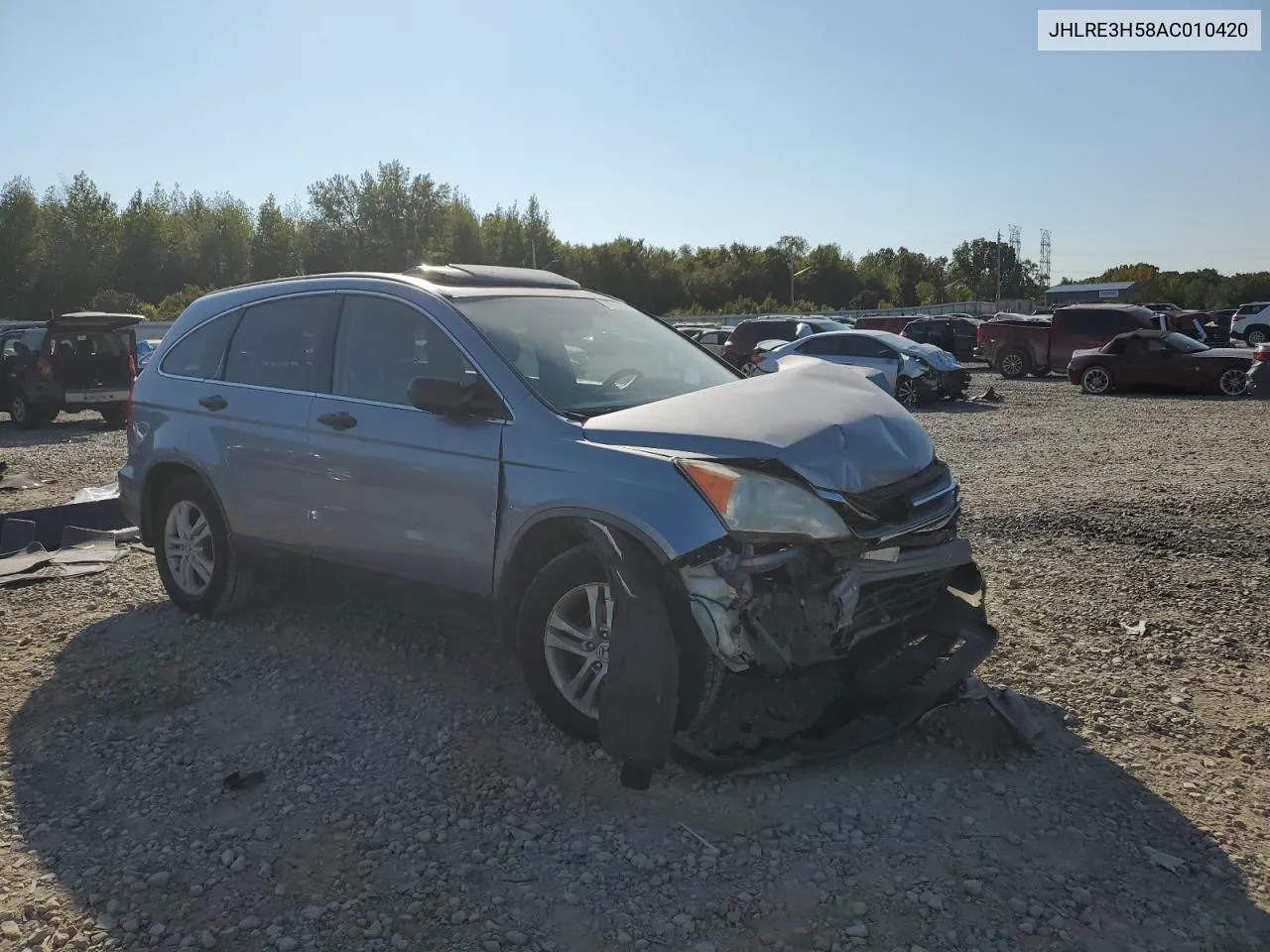 2010 Honda Cr-V Ex VIN: JHLRE3H58AC010420 Lot: 74771064