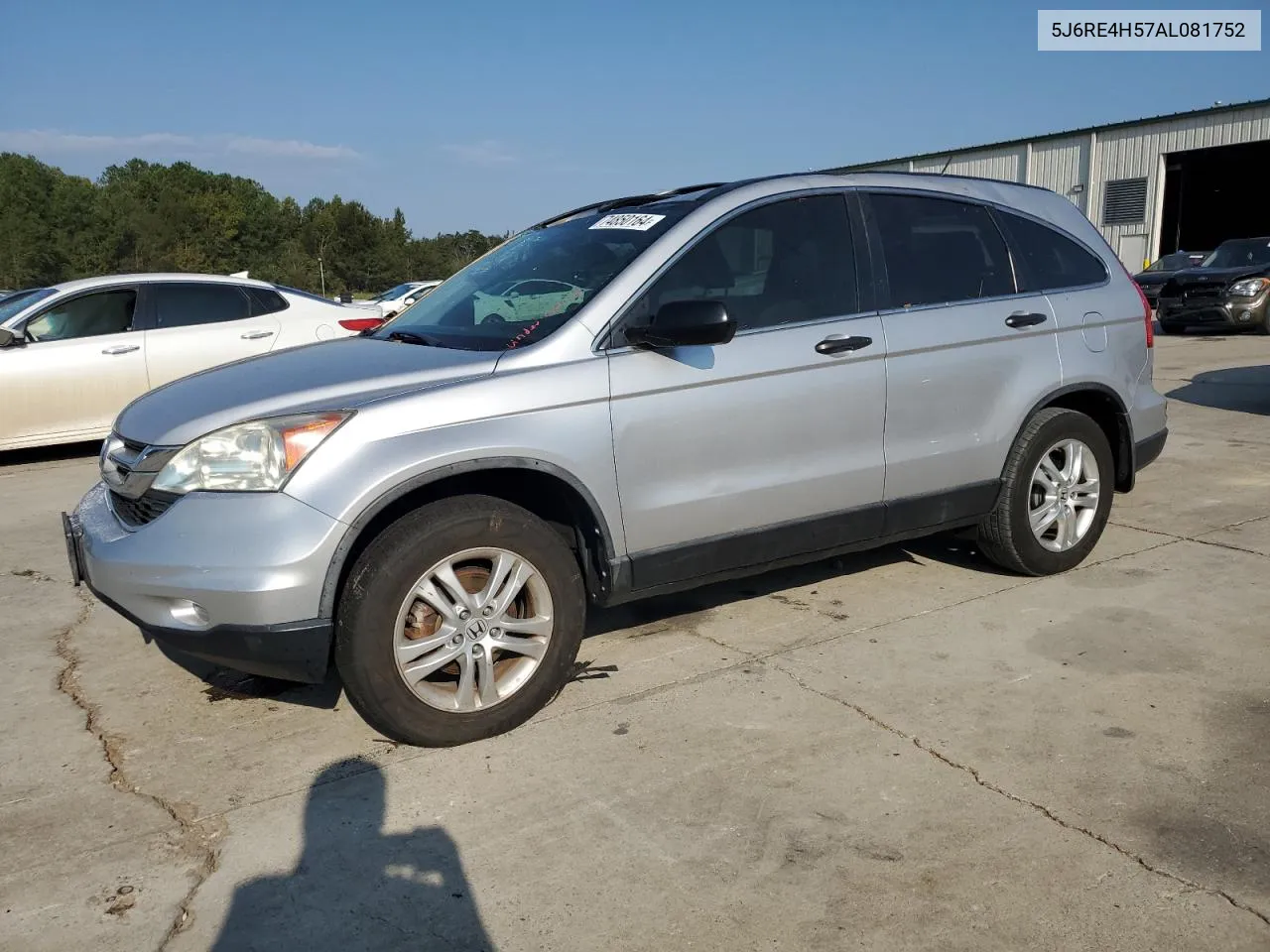 2010 Honda Cr-V Ex VIN: 5J6RE4H57AL081752 Lot: 74850164