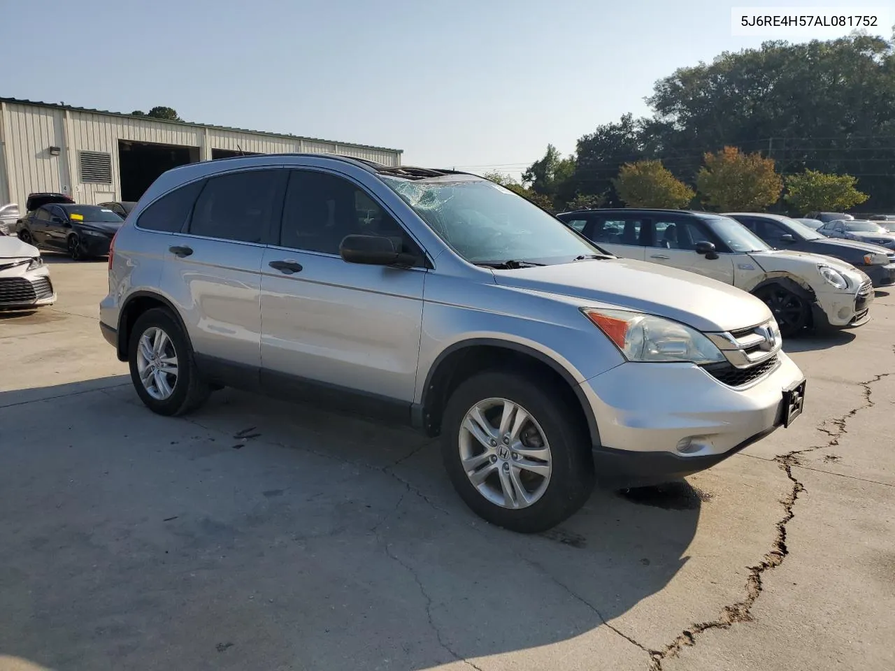 2010 Honda Cr-V Ex VIN: 5J6RE4H57AL081752 Lot: 74850164