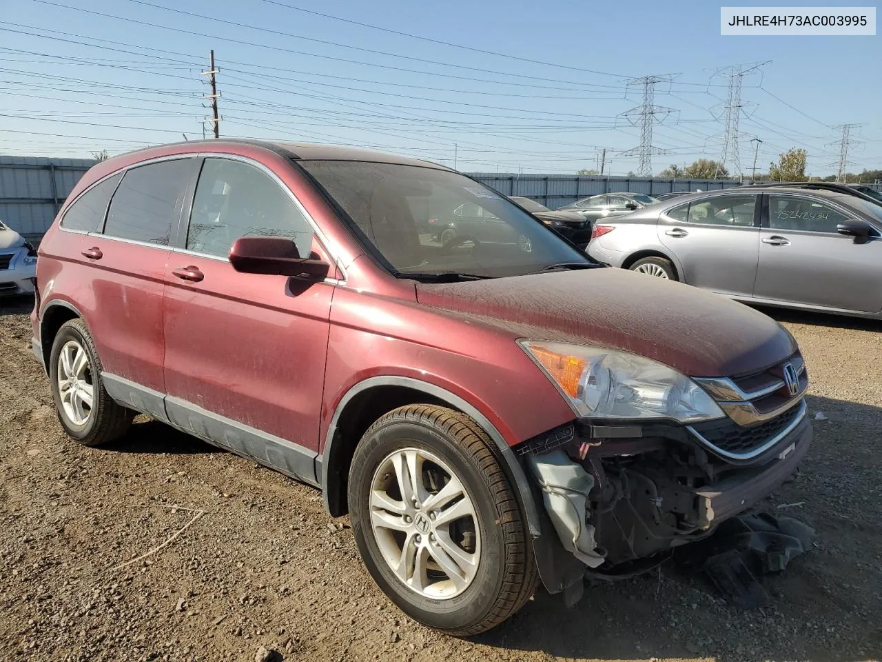 2010 Honda Cr-V Exl VIN: JHLRE4H73AC003995 Lot: 74896634