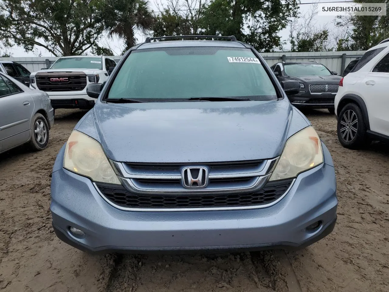 2010 Honda Cr-V Ex VIN: 5J6RE3H51AL015269 Lot: 74912544