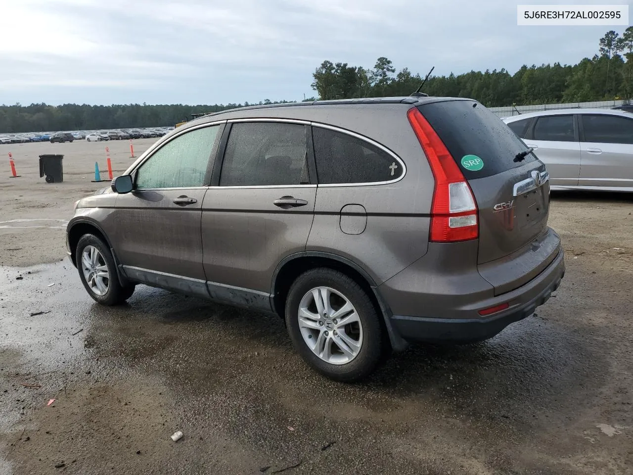 2010 Honda Cr-V Exl VIN: 5J6RE3H72AL002595 Lot: 75078064