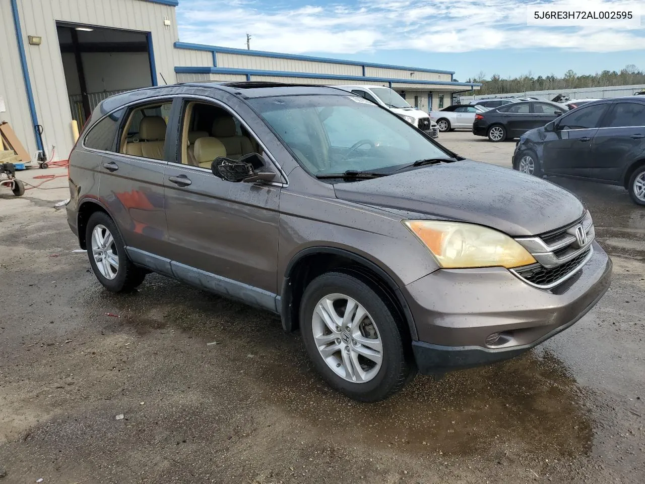 2010 Honda Cr-V Exl VIN: 5J6RE3H72AL002595 Lot: 75078064