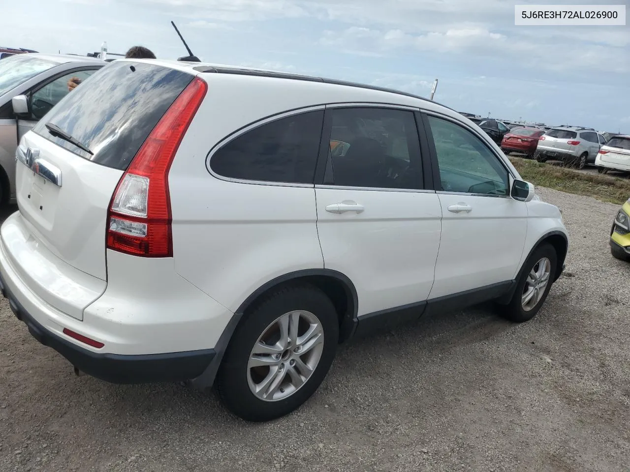 2010 Honda Cr-V Exl VIN: 5J6RE3H72AL026900 Lot: 75124104