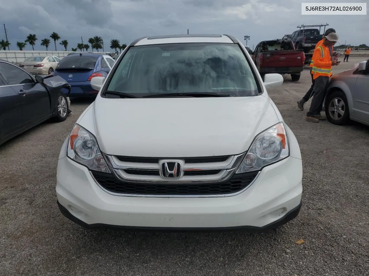 2010 Honda Cr-V Exl VIN: 5J6RE3H72AL026900 Lot: 75124104