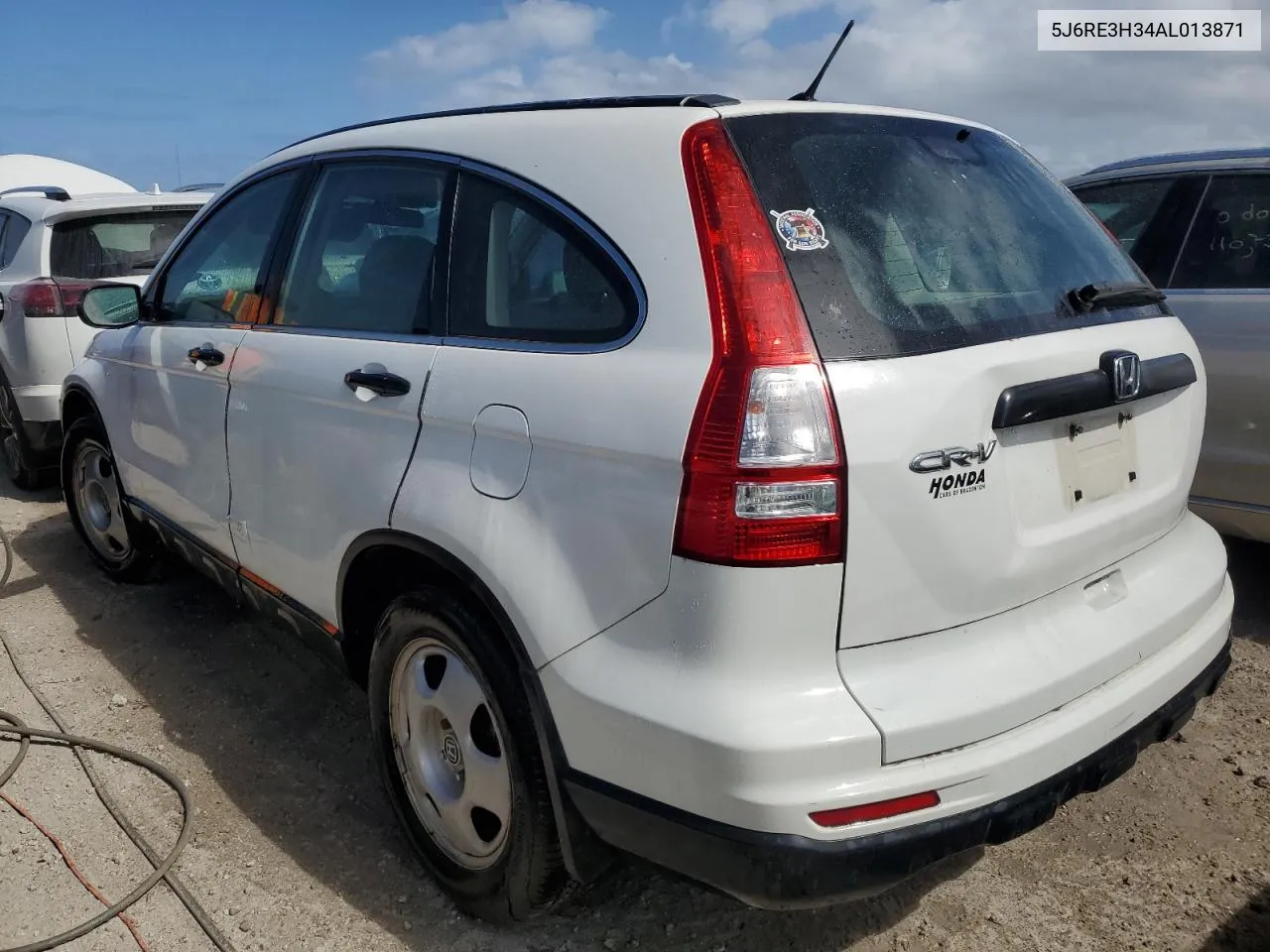 2010 Honda Cr-V Lx VIN: 5J6RE3H34AL013871 Lot: 75199694