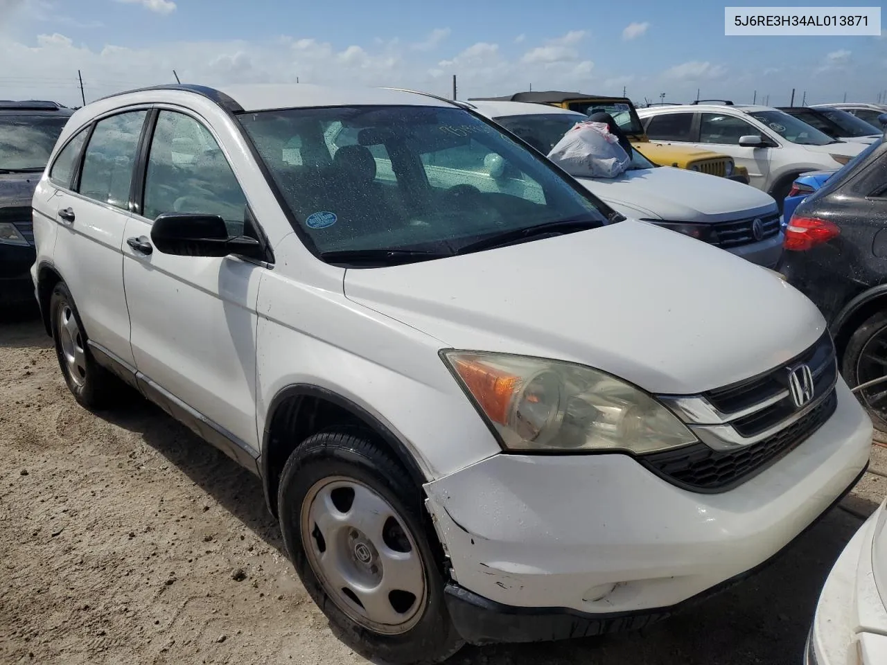 2010 Honda Cr-V Lx VIN: 5J6RE3H34AL013871 Lot: 75199694