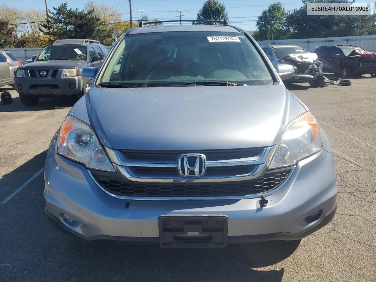 2010 Honda Cr-V Exl VIN: 5J6RE4H70AL013908 Lot: 75212894