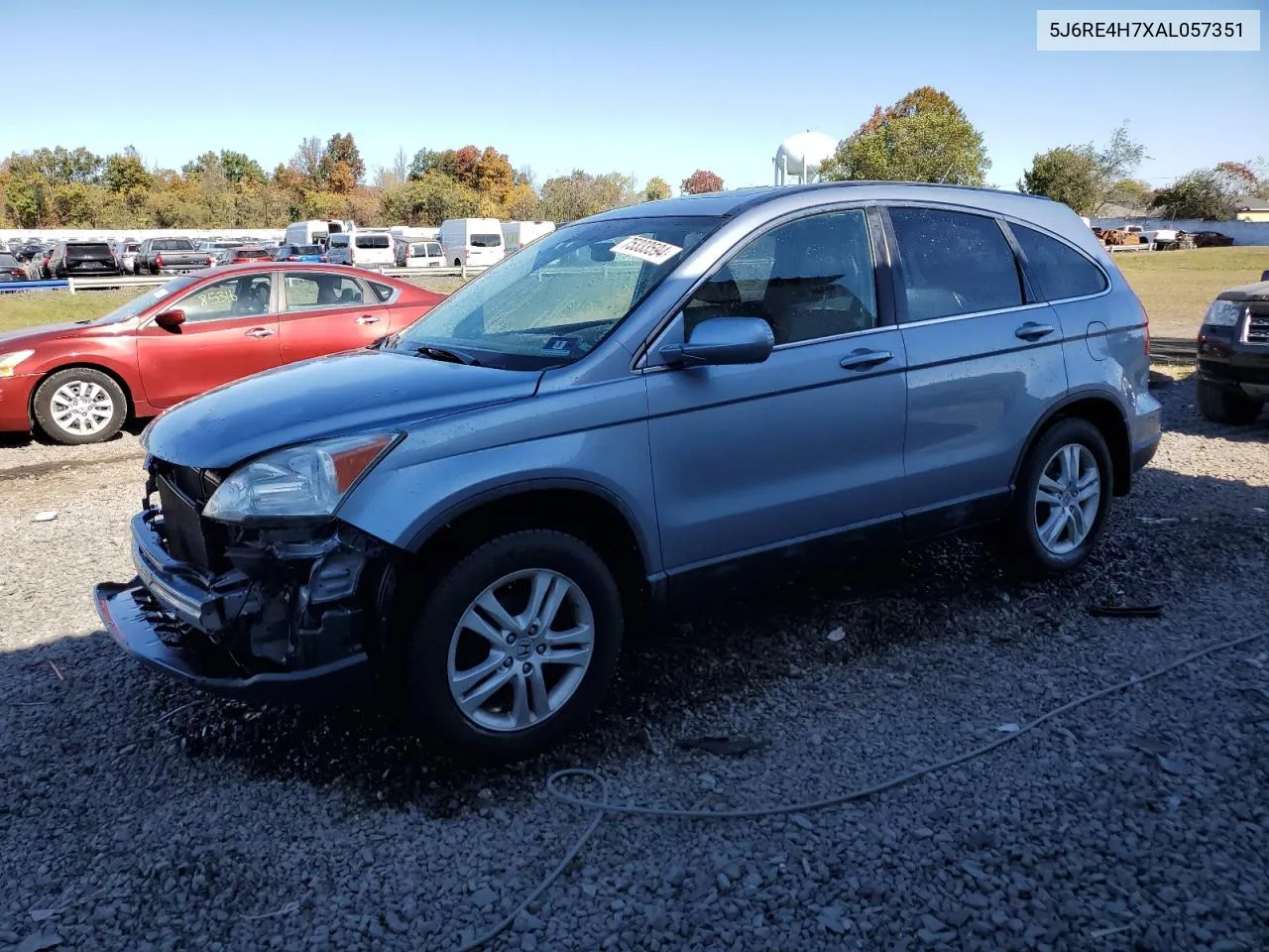 2010 Honda Cr-V Exl VIN: 5J6RE4H7XAL057351 Lot: 75333594