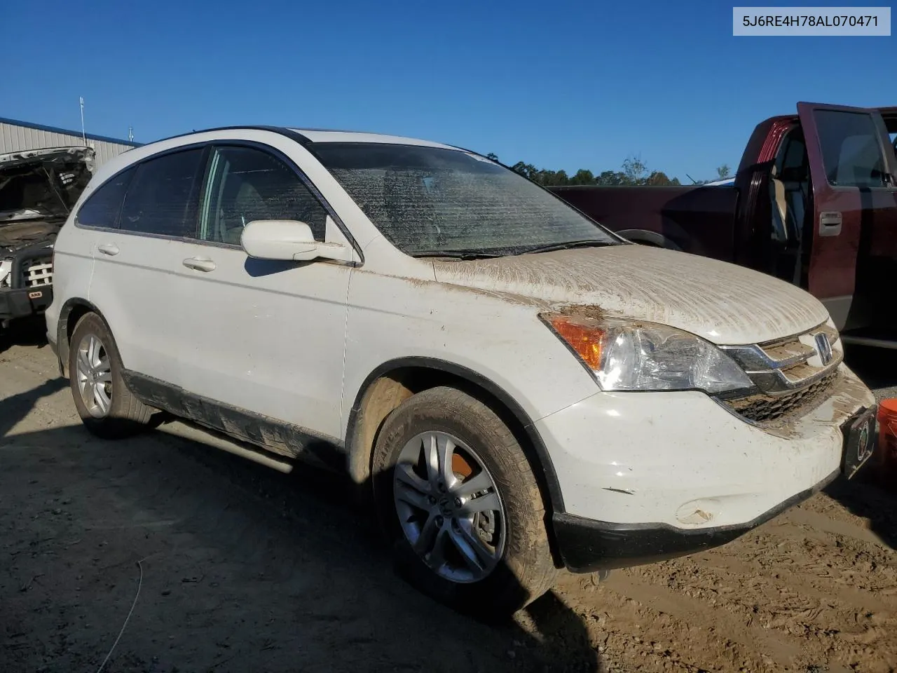 2010 Honda Cr-V Exl VIN: 5J6RE4H78AL070471 Lot: 75400004