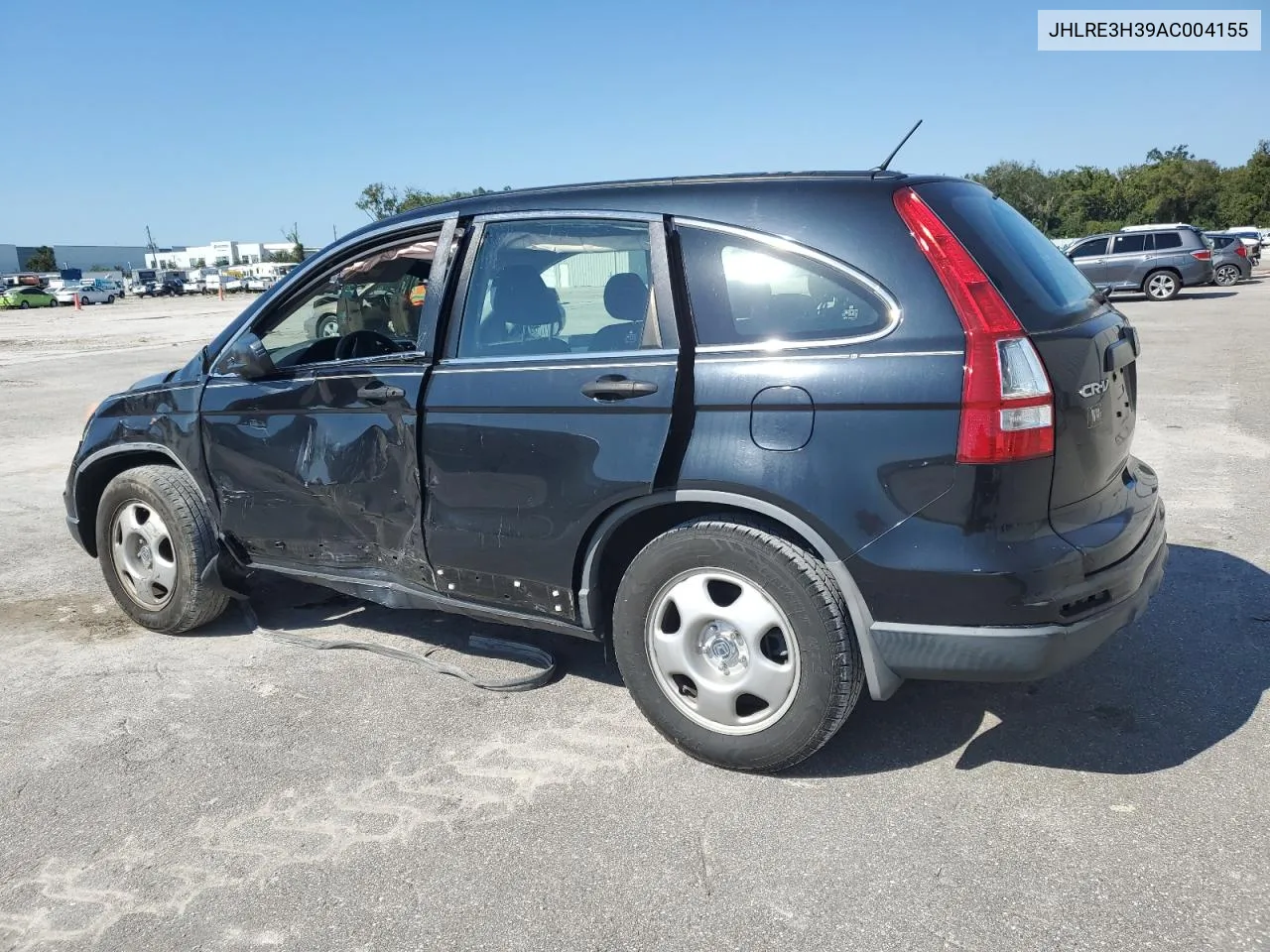 2010 Honda Cr-V Lx VIN: JHLRE3H39AC004155 Lot: 75437854