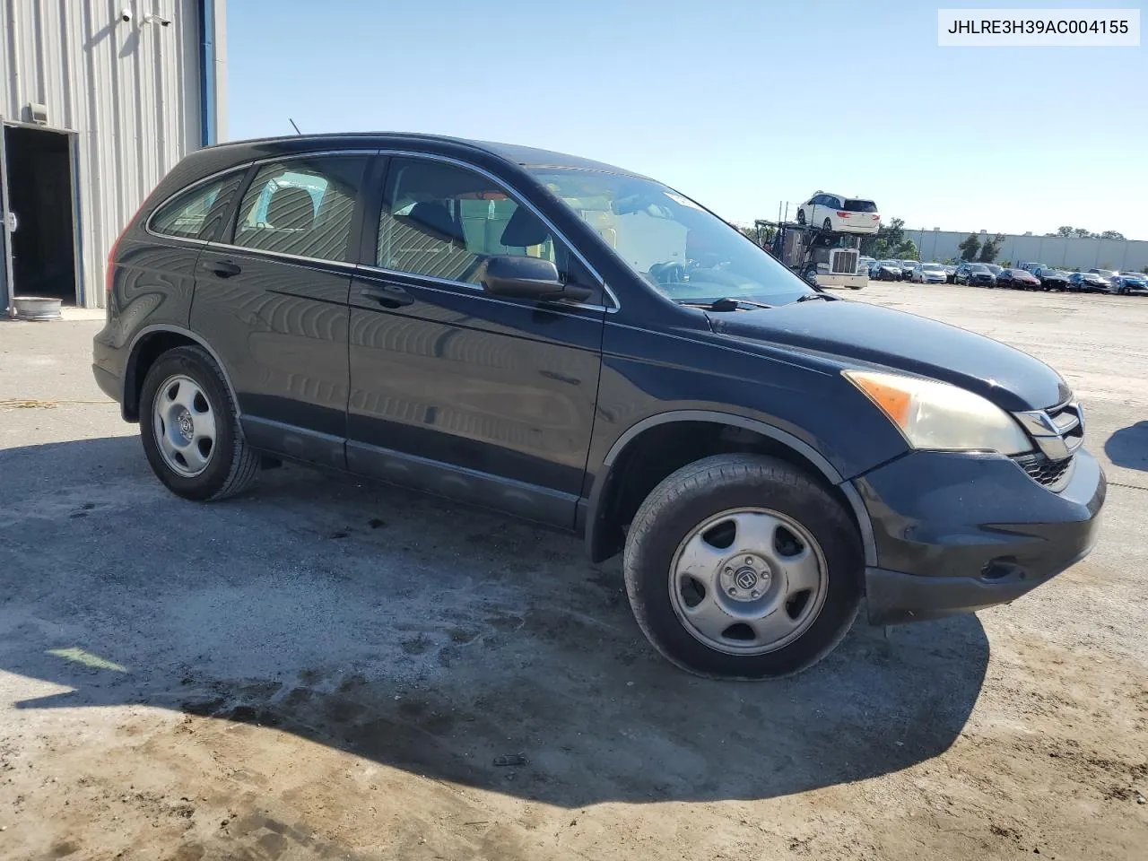 2010 Honda Cr-V Lx VIN: JHLRE3H39AC004155 Lot: 75437854