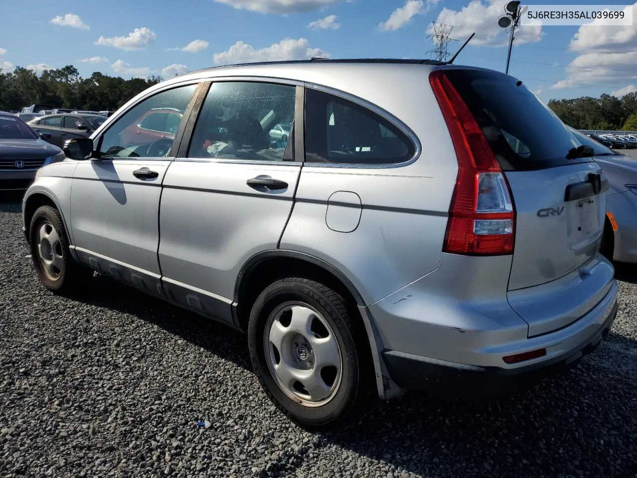 2010 Honda Cr-V Lx VIN: 5J6RE3H35AL039699 Lot: 75471494