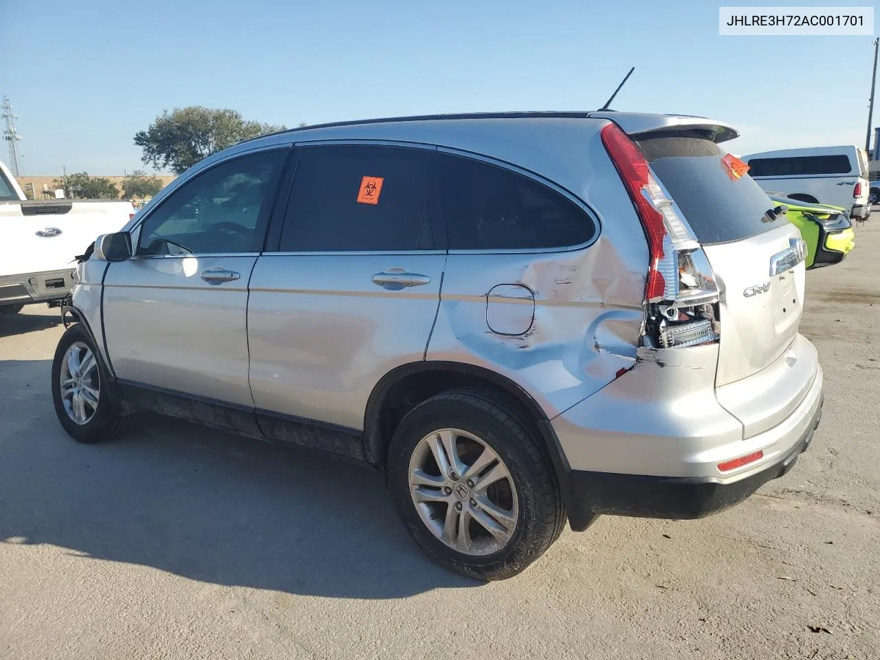 2010 Honda Cr-V Exl VIN: JHLRE3H72AC001701 Lot: 75598964