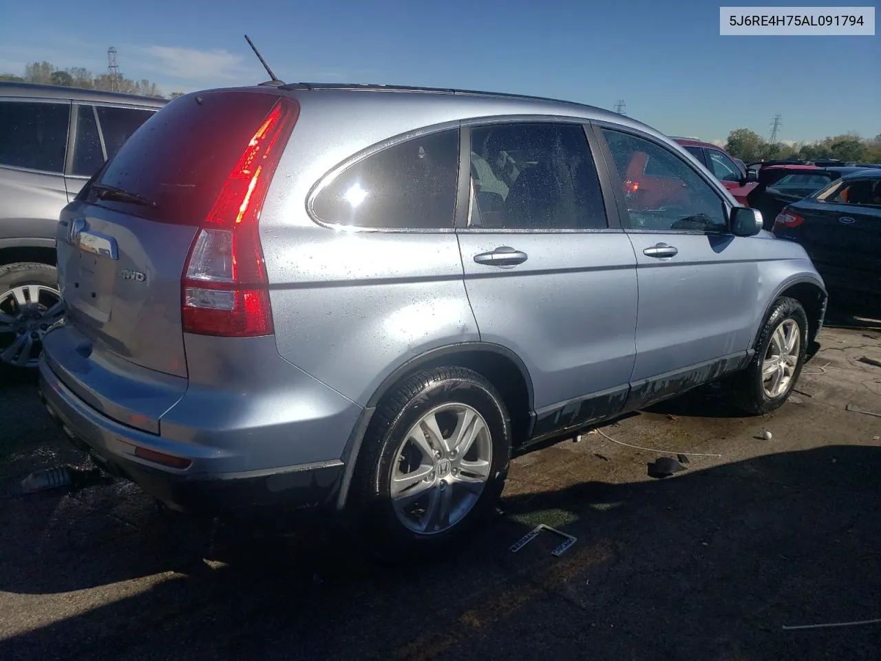 2010 Honda Cr-V Exl VIN: 5J6RE4H75AL091794 Lot: 75672774