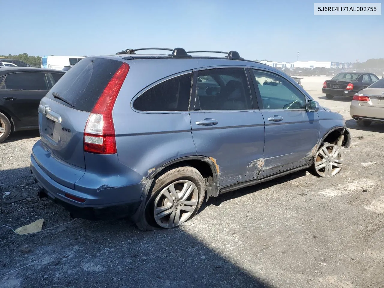 2010 Honda Cr-V Exl VIN: 5J6RE4H71AL002755 Lot: 75673134